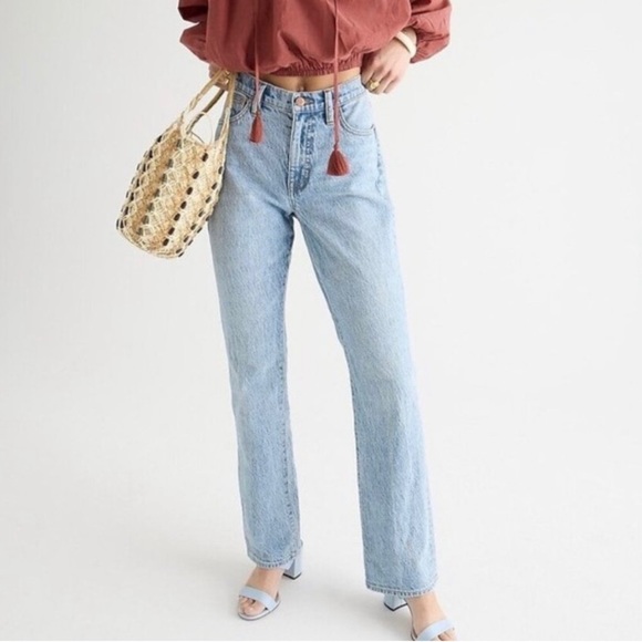 NWT J. Crew Full-length Demi-boot Jean in Light Indigo Wash - Picture 2 of 8